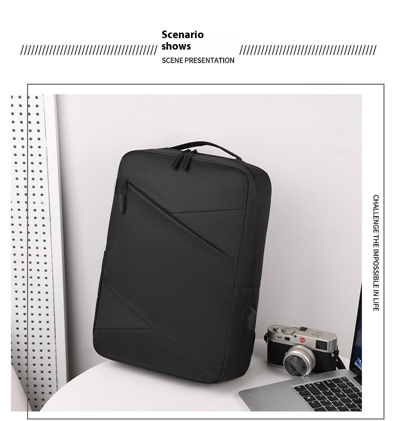New Business Commute Business Trip Computer Backpack Men's Three-piece Set