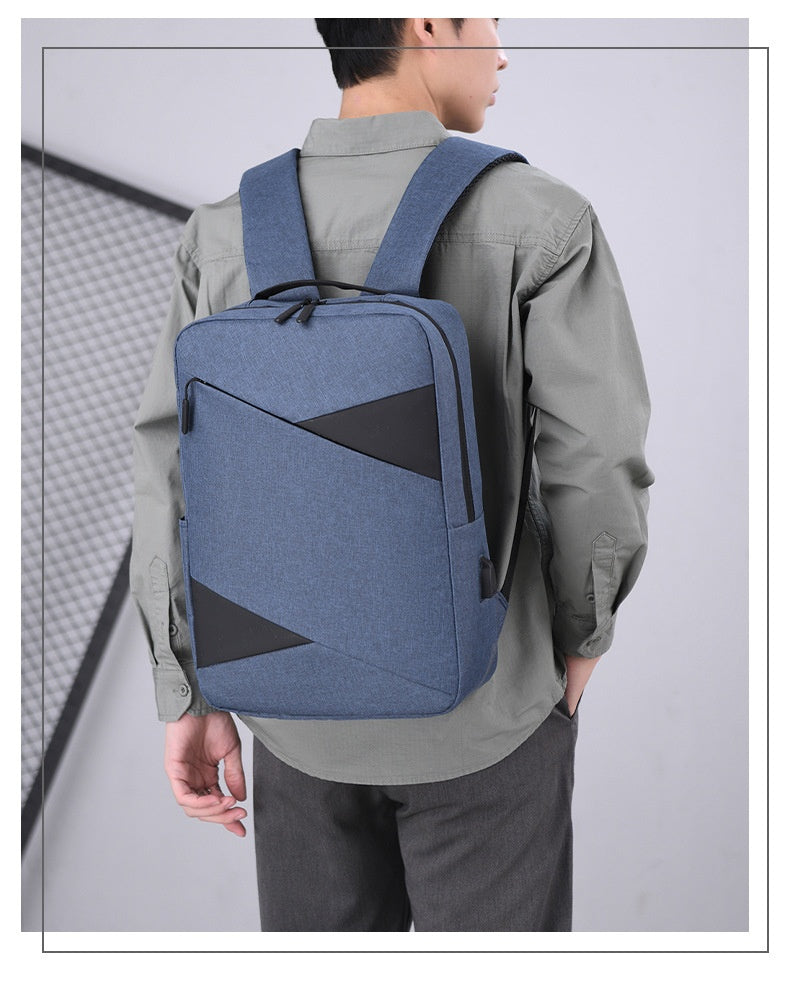 New Business Commute Business Trip Computer Backpack Men's Three-piece Set