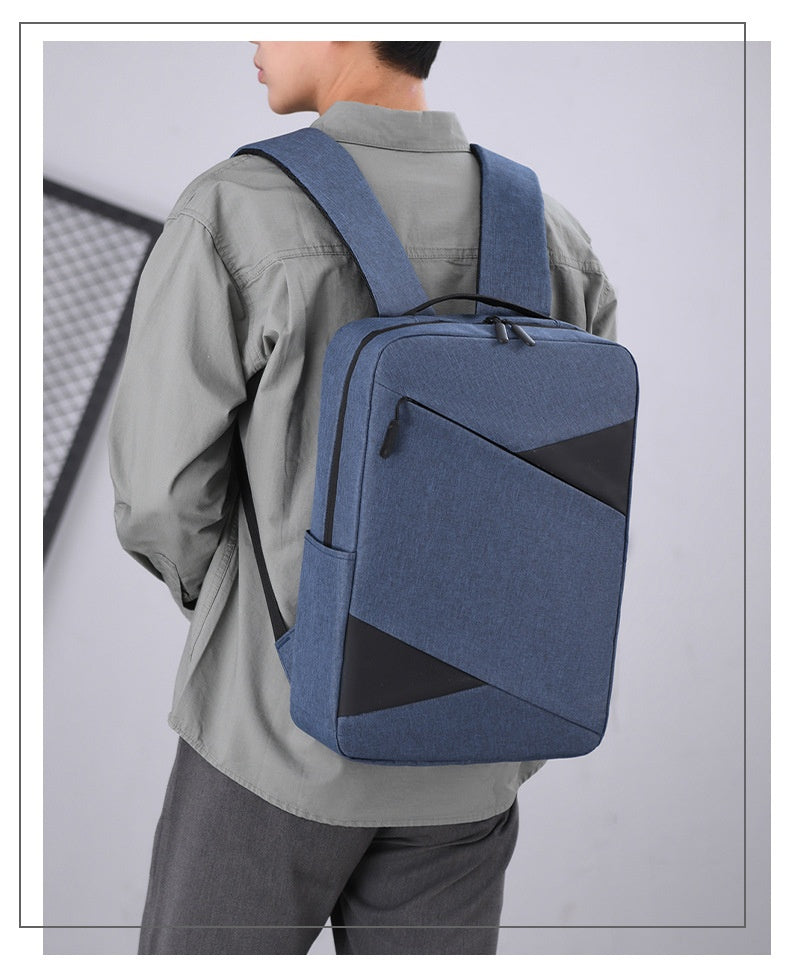 New Business Commute Business Trip Computer Backpack Men's Three-piece Set