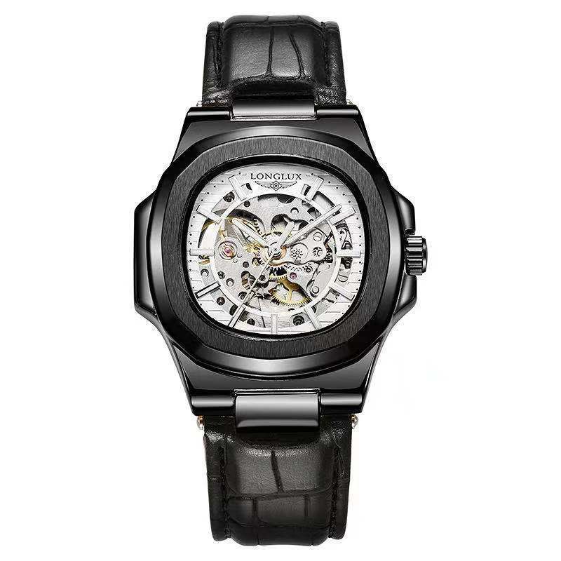 Barrel-shaped Belt Men's Waterproof Mechanical Watch