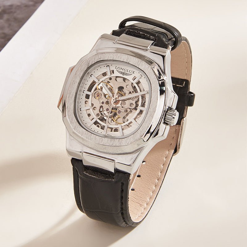 Barrel-shaped Belt Men's Waterproof Mechanical Watch