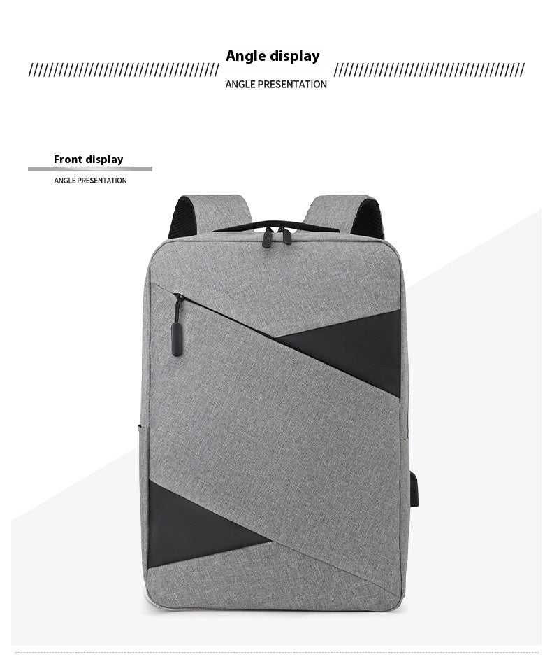 New Business Commute Business Trip Computer Backpack Men's Three-piece Set