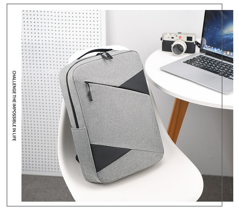 New Business Commute Business Trip Computer Backpack Men's Three-piece Set