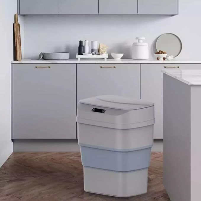 Smart Sensor Folding Infrared Trash Can