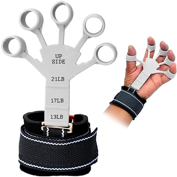 IronClad Hook Grip Strength Trainer, 6 Resistant Level Grip Strength Kit