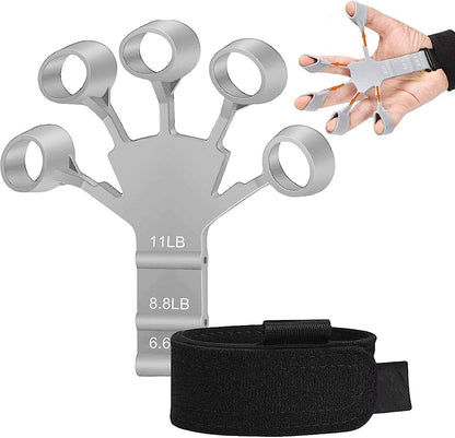 IronClad Hook Grip Strength Trainer, 6 Resistant Level Grip Strength Kit