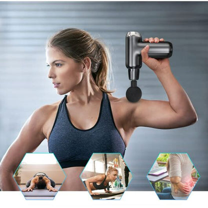 FH-820 Muscle Massage Gun with 4 Attachments